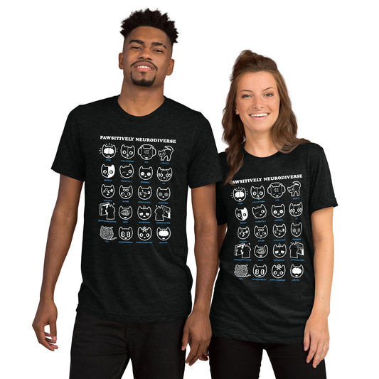 Pawsitively Neurodiverse Tee